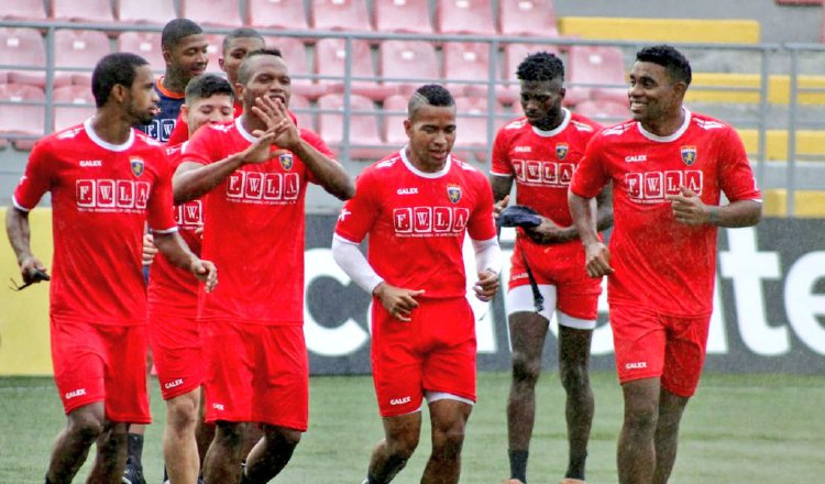 Jugadores de Plaza Amador en los entrenamientos Foto: Twitter