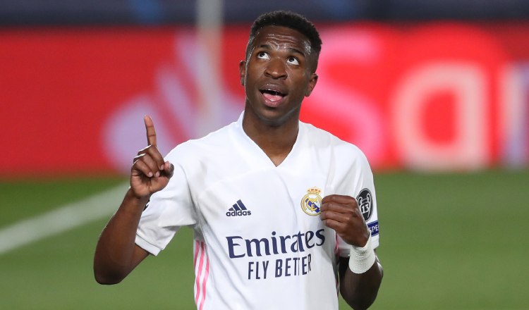 El brasileño Vinicius Junior fue vital en el triunfo al Real Madrid. Foto:EFE