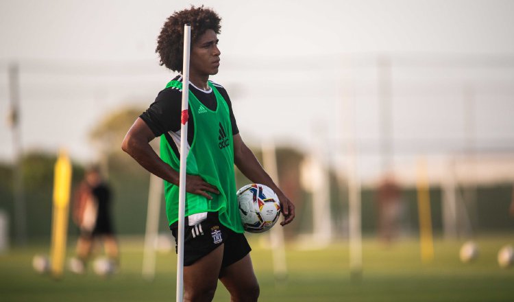 Adalberto 'Coco' Carrasquilla en los entrenamientos del Cartagena. Foto:Twitter