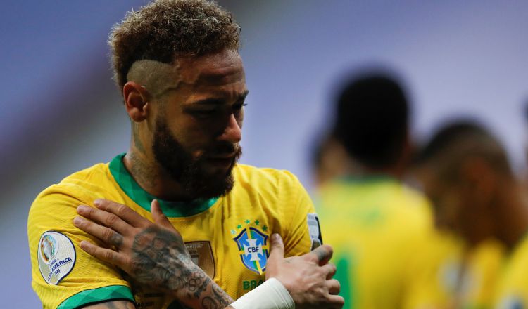 Neymar Jr. de Brasil estará contra Colombia. Foto:EFE