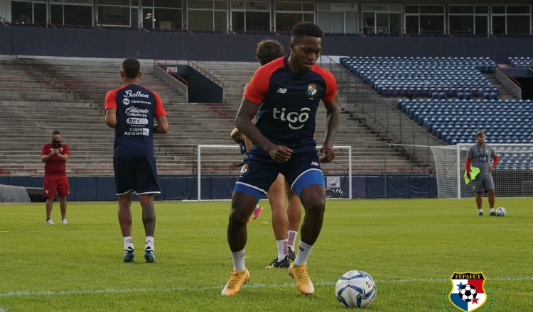 La selección entrenó ayer en el estadio Rod Carew. Foto:Fepafut