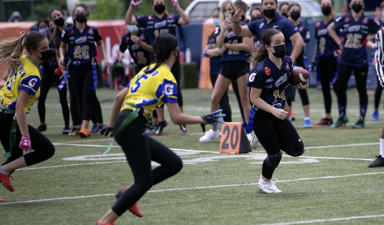 El torneo Flag Football Kiwanis se encuentra competitivo. Foto:Cortesía