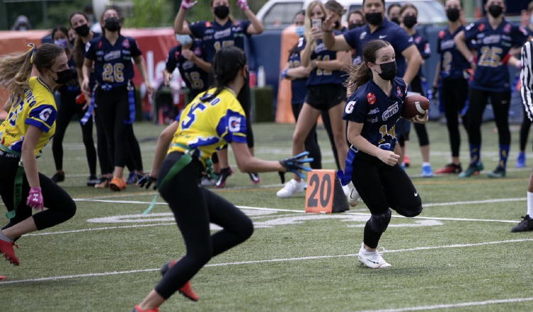 El torneo Flag Football  Kiwanis se encuentra competitivo. Foto:Cortesía