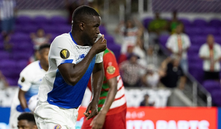 Joel Campbell delantero de Costa Rica. Foto:EFE