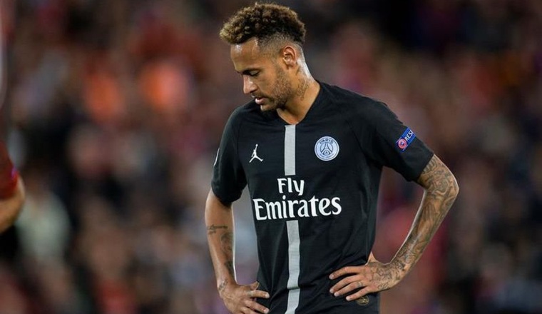 Neymar jugador del PSG de Francia Foto:EFE