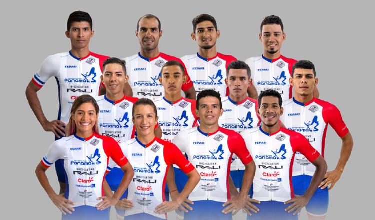 Representación de Panamá que estará en el Panamericano de Ciclismo de Ruta. Foto:@Fepaci