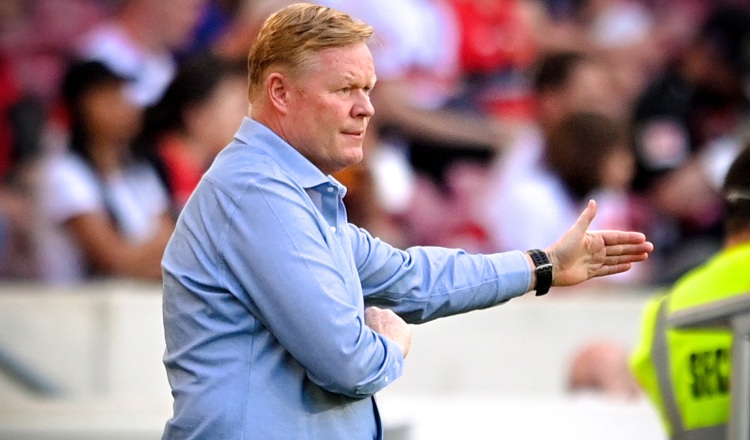 Ronald Koeman, técnico del Barcelona.  Foto:EFE