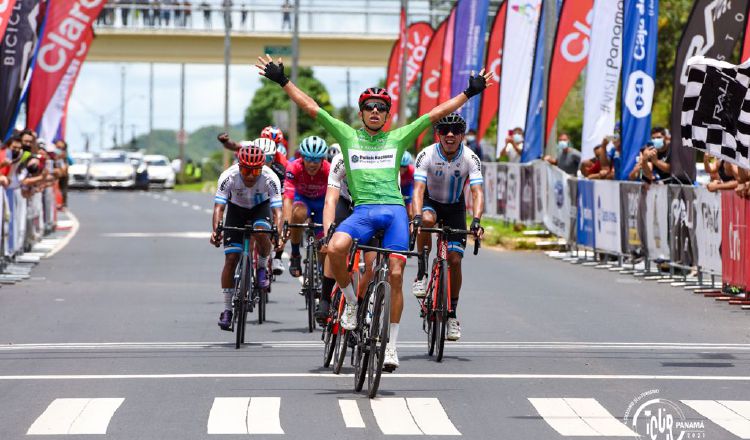 Franklin Archibold se ganó la segunda etapa. Foto:Fepaci