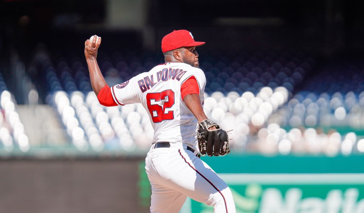 Alberto Baldonado. Foto: @nationals