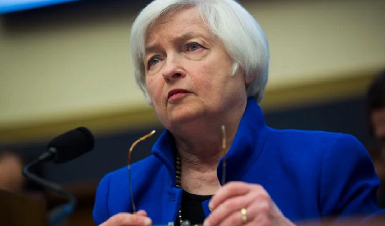 Janet Yellen, secretaria del Tesoro de los Estados Unidos. EFE
