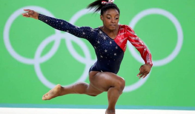 Gimnasta estadounidense Simone Biles. Foto.EFE