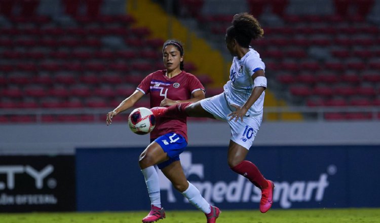 Marta Cox anotó el gol del triunfo ante las ticas. Foto:Fepafut