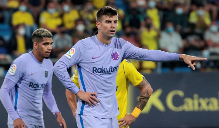 Gerard Piqué, defensa del Barcelona. Foto.EFE