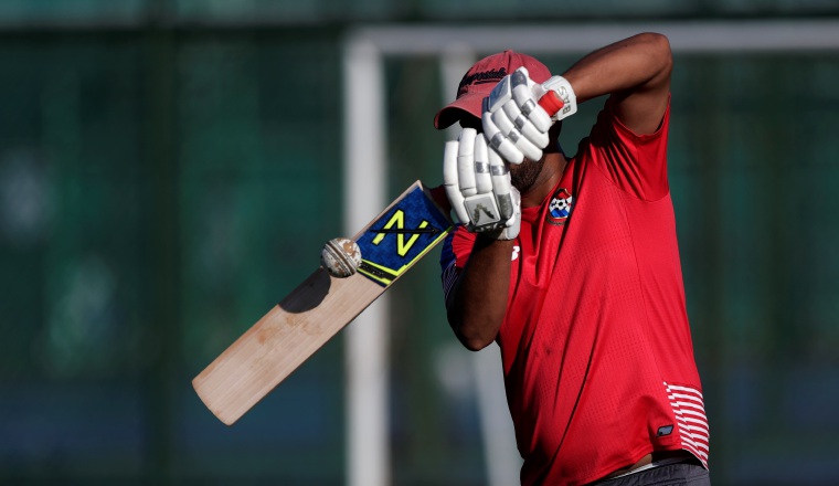 Malav Ahir jugador de la selección de críquet de Panamá. Foto:EFE