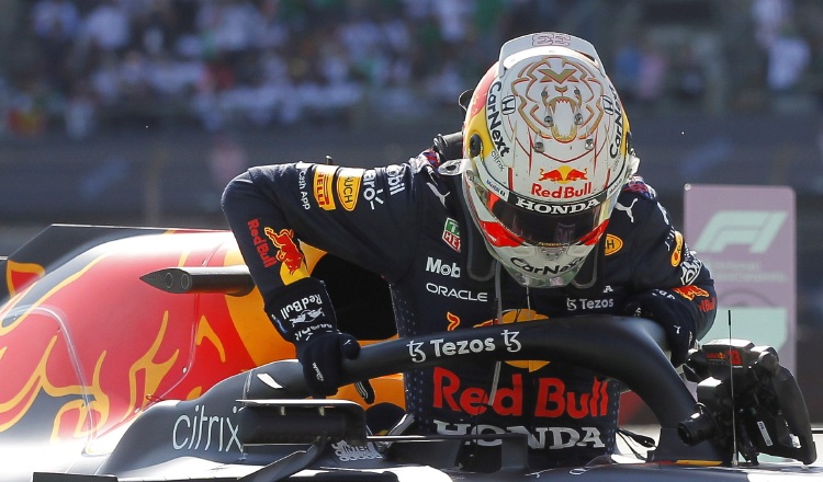 Max Verstappen se ganó el  Gran Premio de México. Foto:EFE