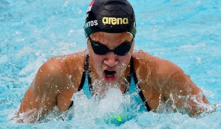 La nadadora Emily Santos, estuvo en los Juegos Olímpicos de Tokio 2020.  Foto: @itsemily.santos