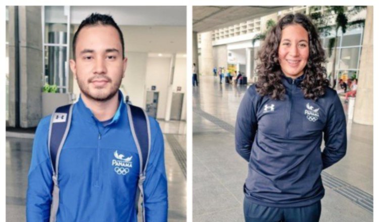 Ronnier Martínez y Emily Santos fueron escogidos como los abanderados de Panamá para los juegos. Cortesía