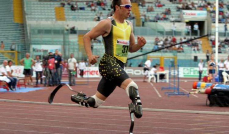 Oscar Pistorius durante su época como atleta. Foto: EFE