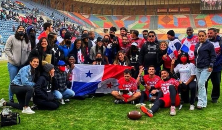 Equipos panameños de Flag Football en Israel. Foto:urietaadis