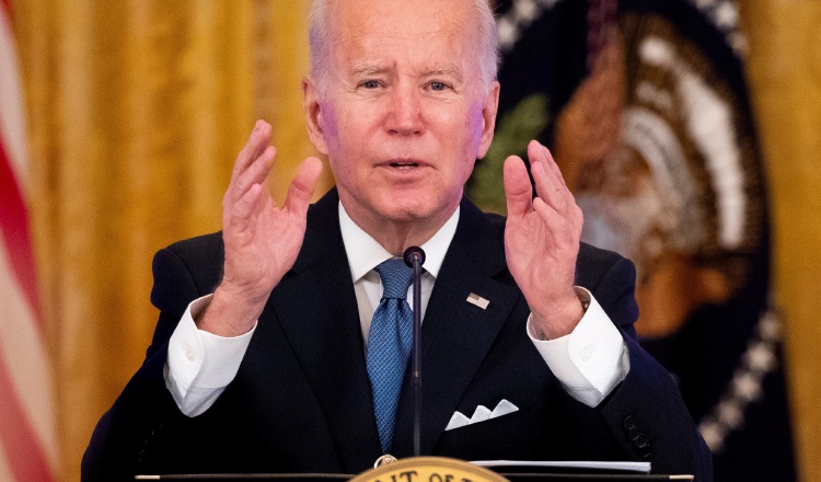 El presidente Joe Biden participa en una reunión con el Consejo de Competencia de la Casa Blanca en Washington. EFE