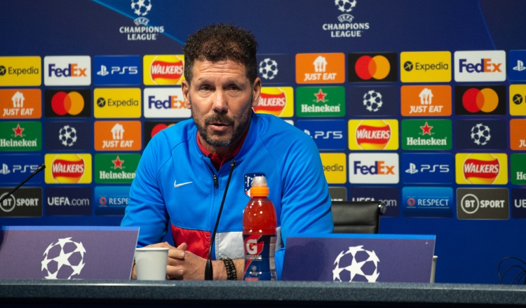 Diego 'Cholo' Simeone, técnico de Atlético Madrid. Foto.EFE