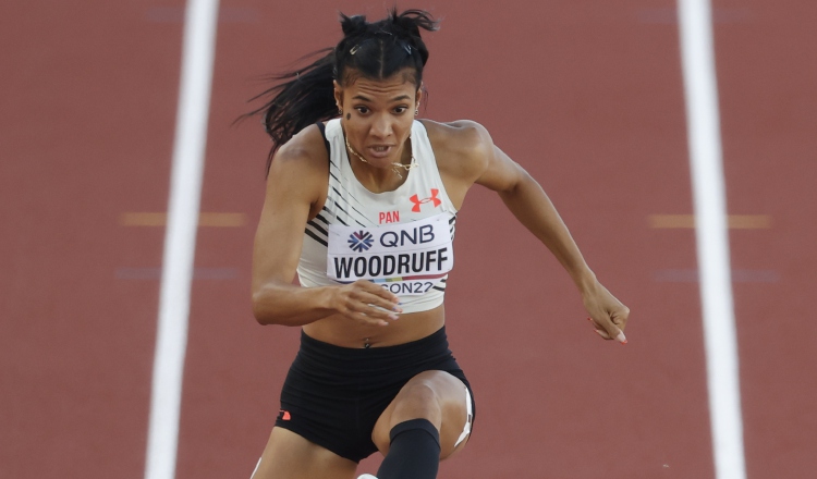 La panameña Gianna Woodruff, tendrá acción en la Liga Diamante. Foto.EFE