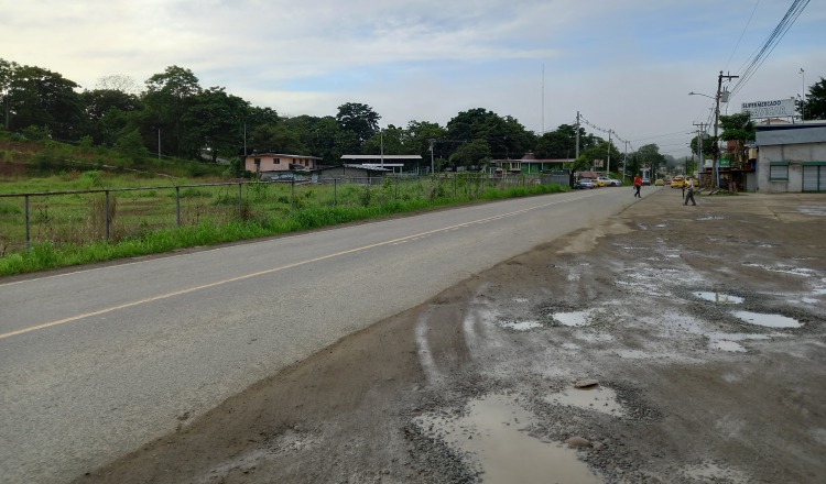 Tramo de la Panamericana, a la altura de Tortí, en Chepo. Archivo