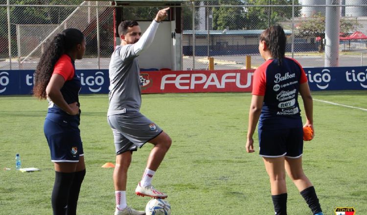 Ignacio 'Nacho' Quintana en los entrenamientos de Panamá. Foto: Fepafut
