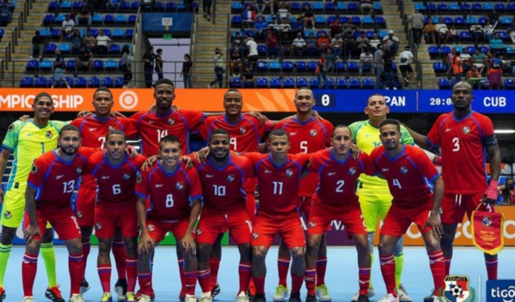 El equipo de Panamá de futsal. Foto: Fepafut