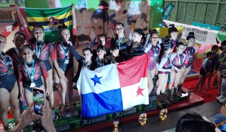 Integrantes del International Gymnastics Academy (IGA) en Medellín, Colombia. Foto: Cortesía