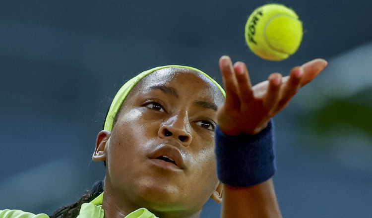 La tenista estadounidense Coco Gauf. Foto: EFE