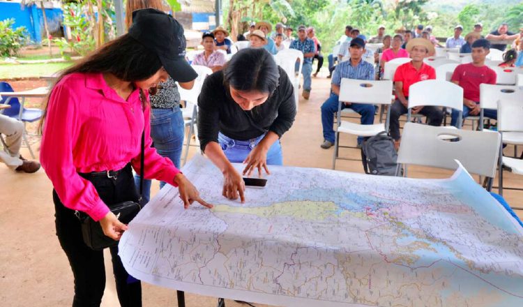 La Autoridad del Canal de Panamá continúa censando a las comunidades de Río Indio. Cortesía