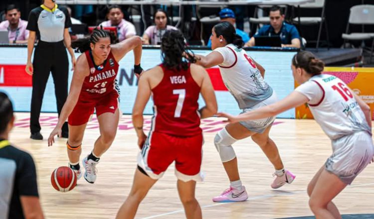 Panamá no pudo ante México en baloncesto femenino. Foto: Fepaba
