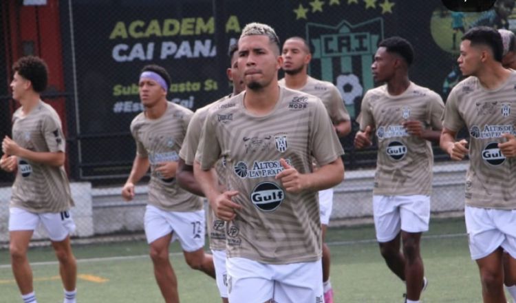Jugadores del CAI en sus entrenamientos. Foto: Twitter
