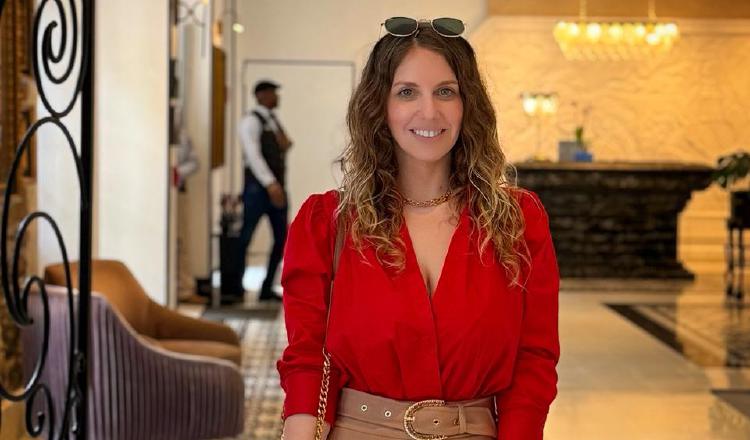 La diputada María Celeste Ponce visitó Panamá por primera vez, la semana pasada. Cortesía