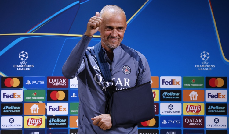 Luis Enrique Martínez, técnico del PSG. Foto: EFE