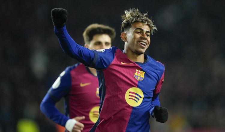 Lamine Yamal sigue lesionado. Foto>:EFE