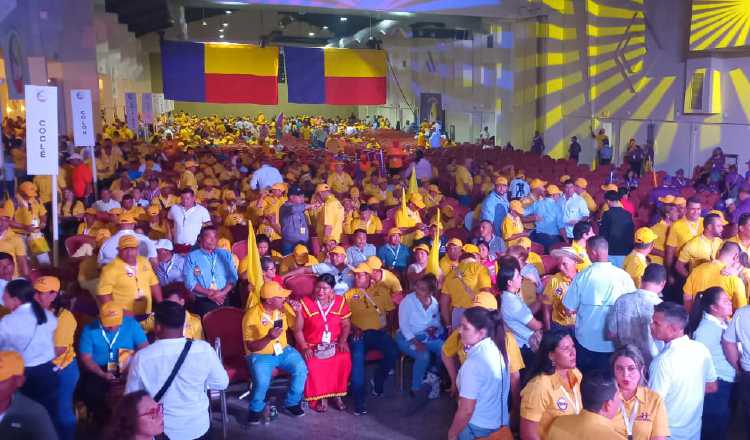 Convención del partido Panameñista realizada el domingo.  Archivo