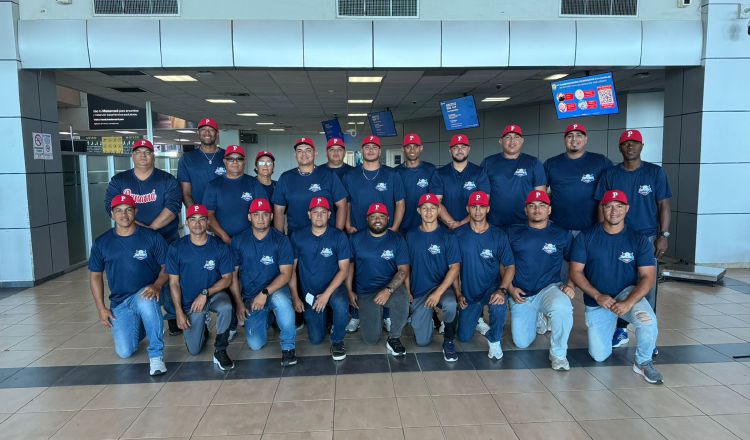 La selección  de sóftbol de Panamá. Foto: Pandeportes 