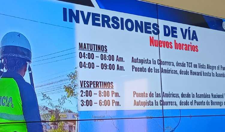 Nuevos horarios para la inversión de vías hacia el sector oeste. Nuevos horarios para la inversión de vías hacia el sector oeste. Pancho Paz