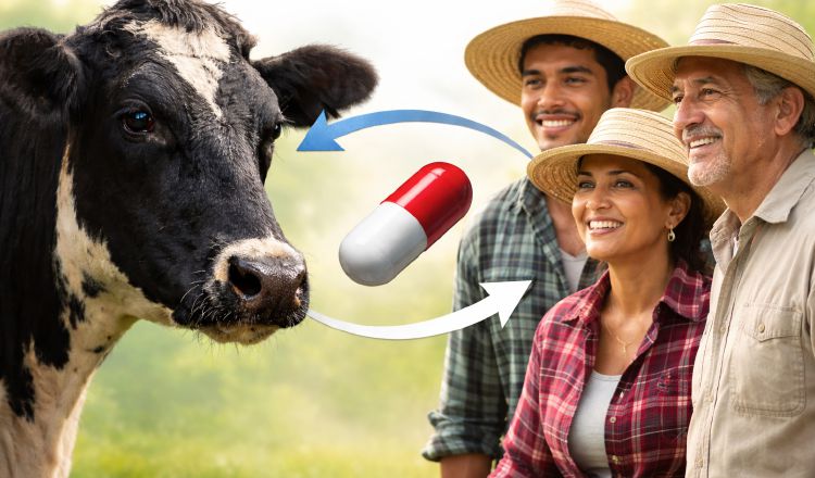 Las enfermedades podrían dejar de responder a los antibióticos.  Creada con ChatGPT. 