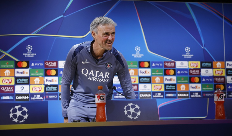 Luis Enrique, técnico del PSG. Foto: EFE