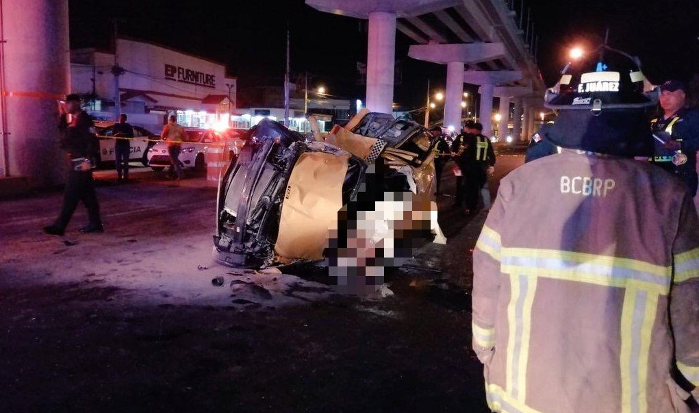 Cinco personas murieron el pasado 25 de mayo en el accidente de tránsito frente a Los Pueblos. 