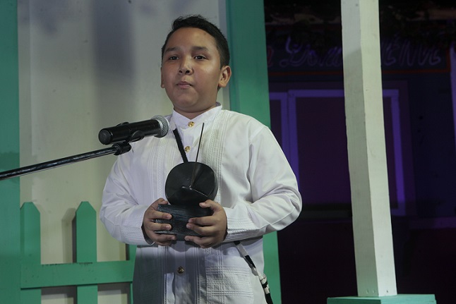 Andrés Marín ganó en Mejor actor infantil. Foto: Víctor Arosemena.