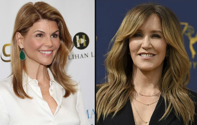 Lori Loughlin y Felicity Huffman fueron inculpadas en escándalo de admisión universitaria. 