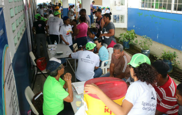 Unas 120 personas beneficiadas.