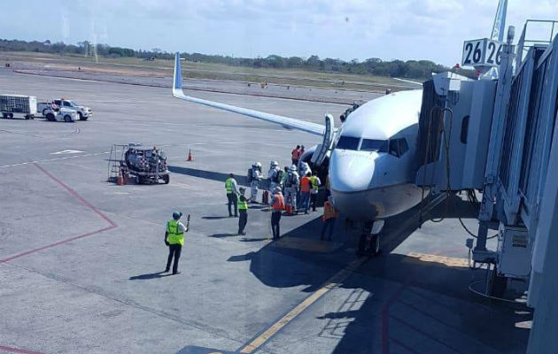 La ruta salió a las 12:30 pm y llegará a Guatemala a las 2:09 pm (hora local).