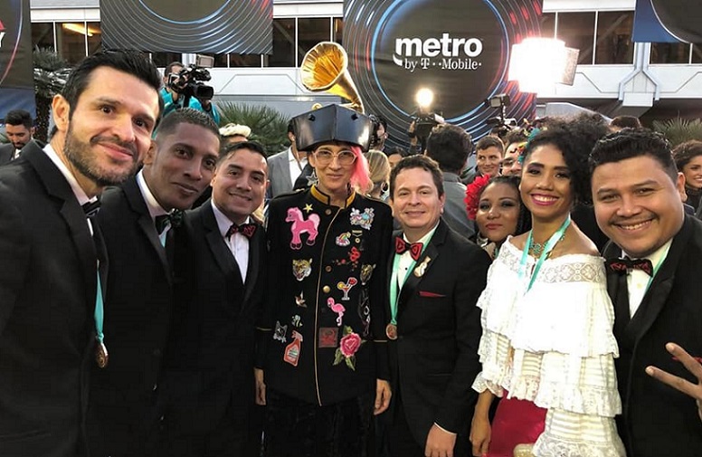 El grupo panameño Afrodisíaco estaba nominado a 'Mejor Álbum Folclórico' por su disco 'Viene de Panamá'. 