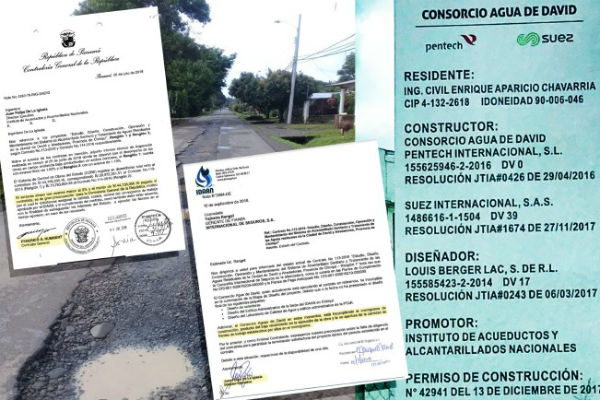 Documentos oficiales confirman la preocupación del Idaan y la Contraloría por el fracaso del proyecto. Foto/Cortesía