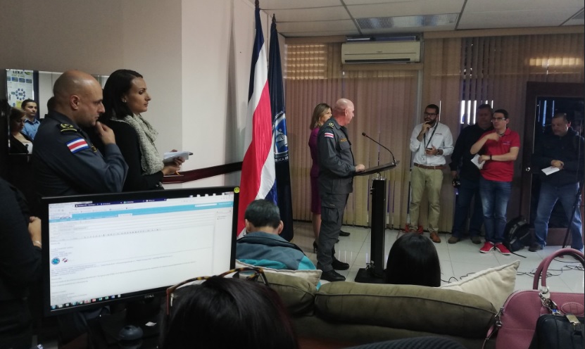 Las autoridades costarricenses rinden un informe sobre la